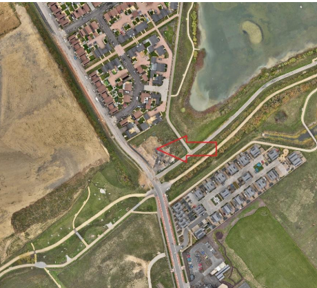 Northstowe faith land. Photo Credit: Skytech Cambridge 